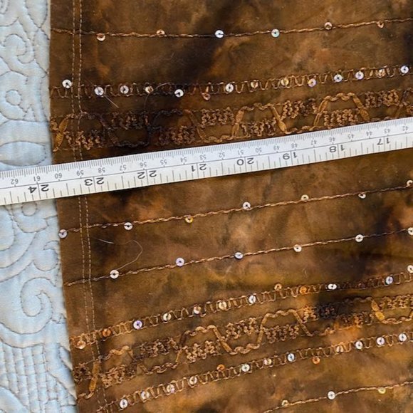 Sami & Jo sparkly sequined gem 3/4 sleeve shirt - Picture 9 of 14